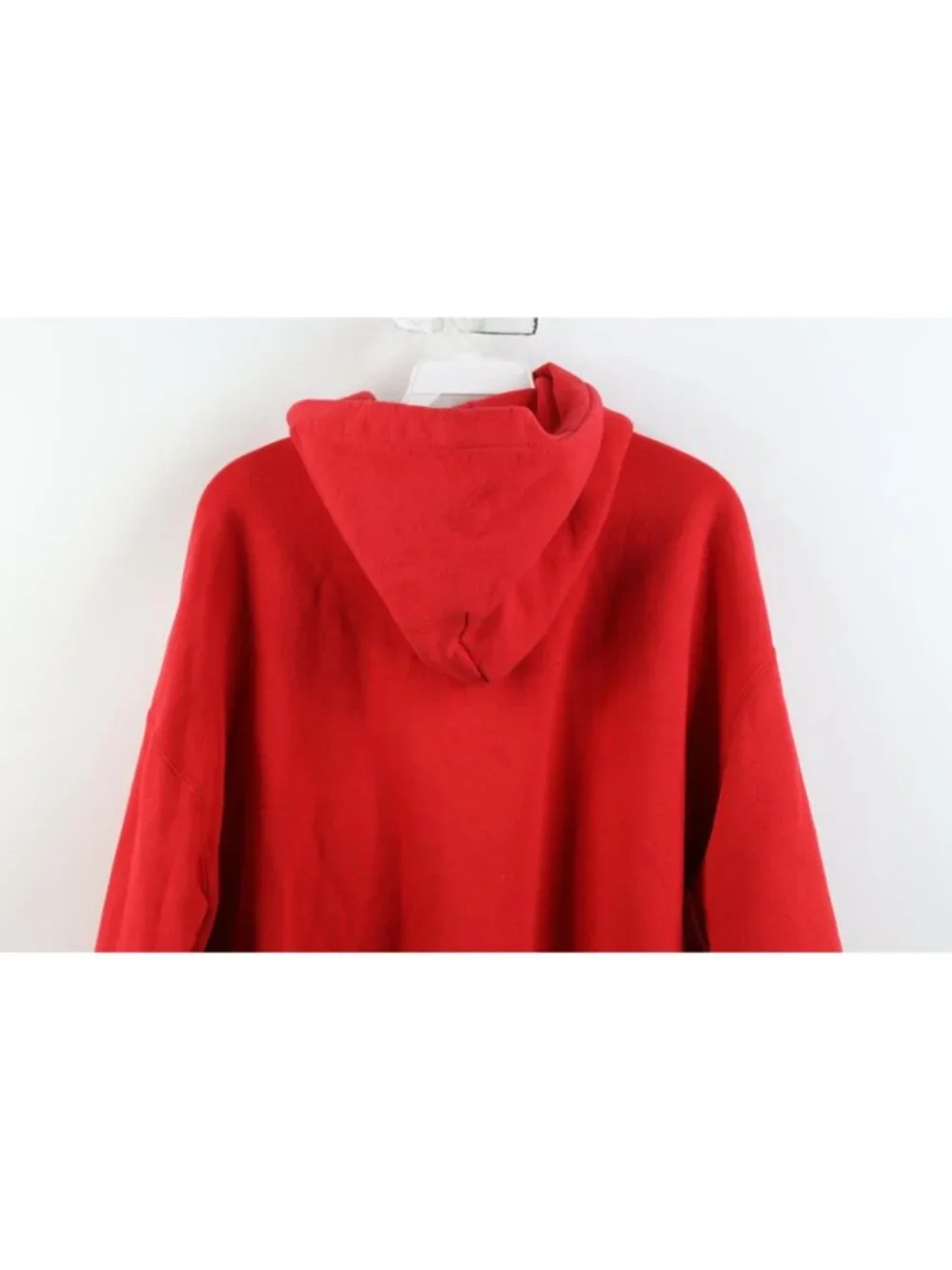 Vintage 90s Y2K Mens Large Spell Out Ohio State University Hoodie Sweatshirt Red